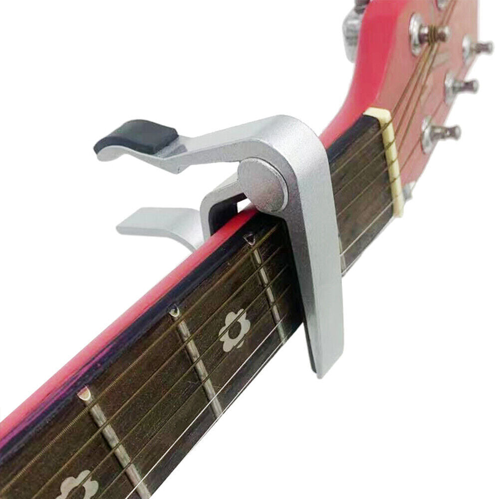 Aluminum Alloy Guitar Capo with Quick Change Clamp for Acoustic Tone Adjustment