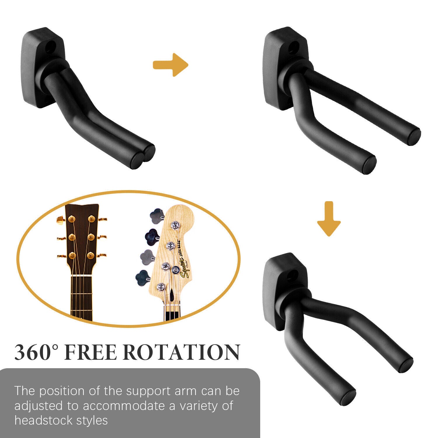 Universal Guitar Hanger (2 Pack)